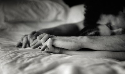 i miss his weight upon me