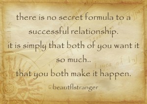 if you both want it you make it happen