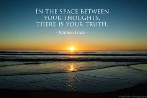 in between the truth and what you say