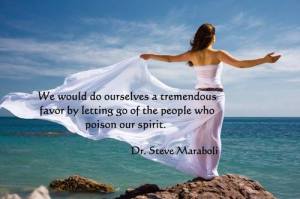 let go of evil spirits