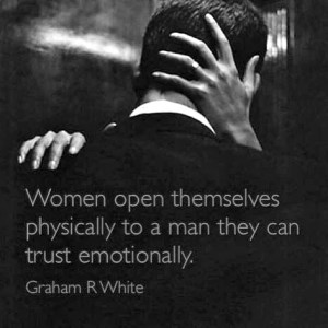 women open to trust emotionally