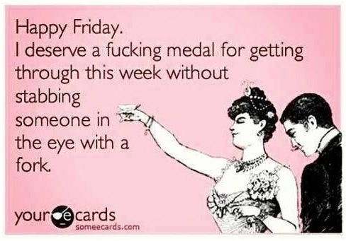 stabbing someone in the eye with a fork